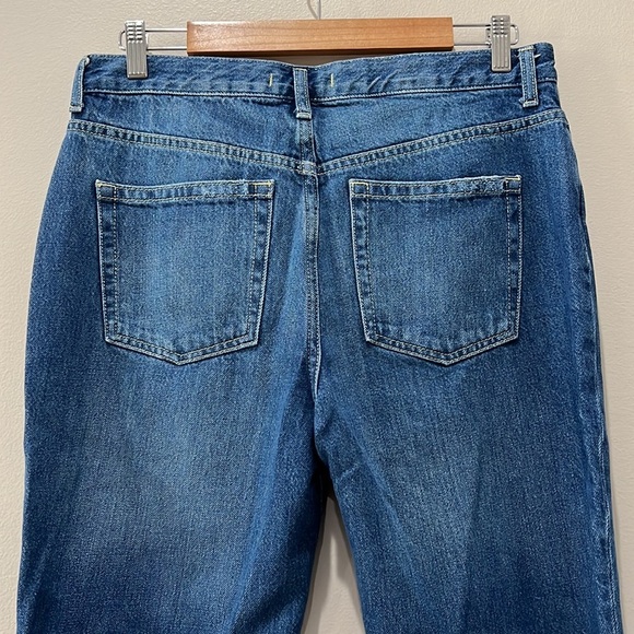 We the Free Women’s straight leg raw hem distressed button fly jeans in size 30 - Picture 5 of 11